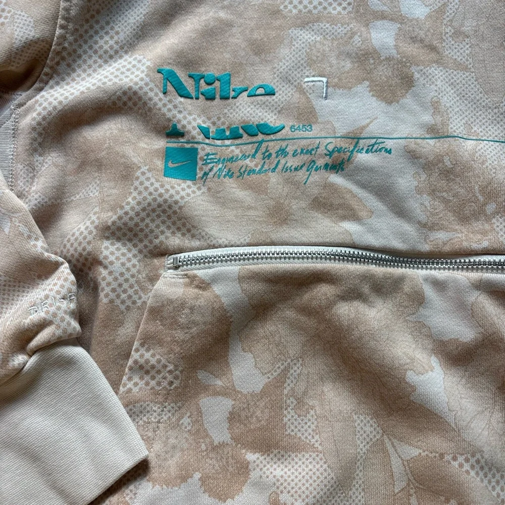 Nike Tan Sweater with Relaxed Fit and Hood - Picture 4 of 11